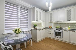 Рулонные шторы на кухню: особенности выбора фото
